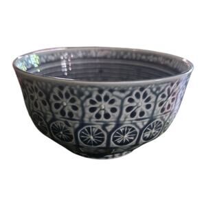 Vintage Arita Ware Blue White Porcelain Sugar Bowl Traditional Japanese Pottery